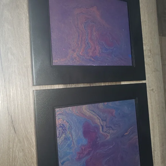 Handcrafted Acrylic Paint Pours (2) - Picture 10 of 11